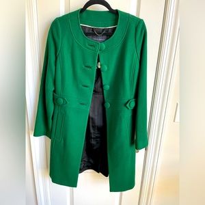 Banana Republic Emerald Green Peacoat Size Small